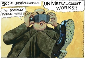 British Government Benefit Policy by Steve Bell